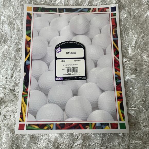 Golf Ball Tee Printer Paper 50 Sheets 8.5 x 11" New in Pkg - Picture 1 of 3